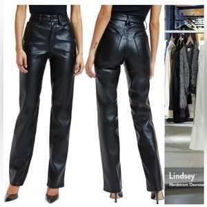 Good American faux Leather pant size 12